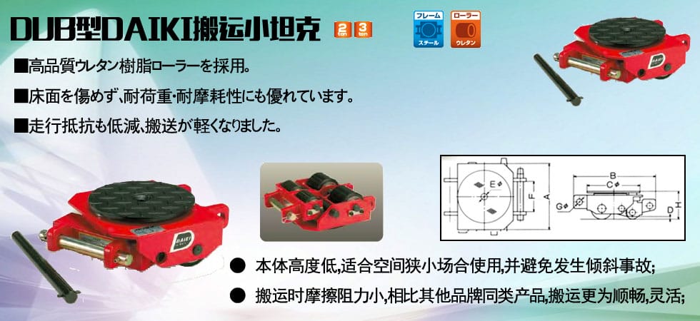 日本DUB型進口搬運坦克車圖